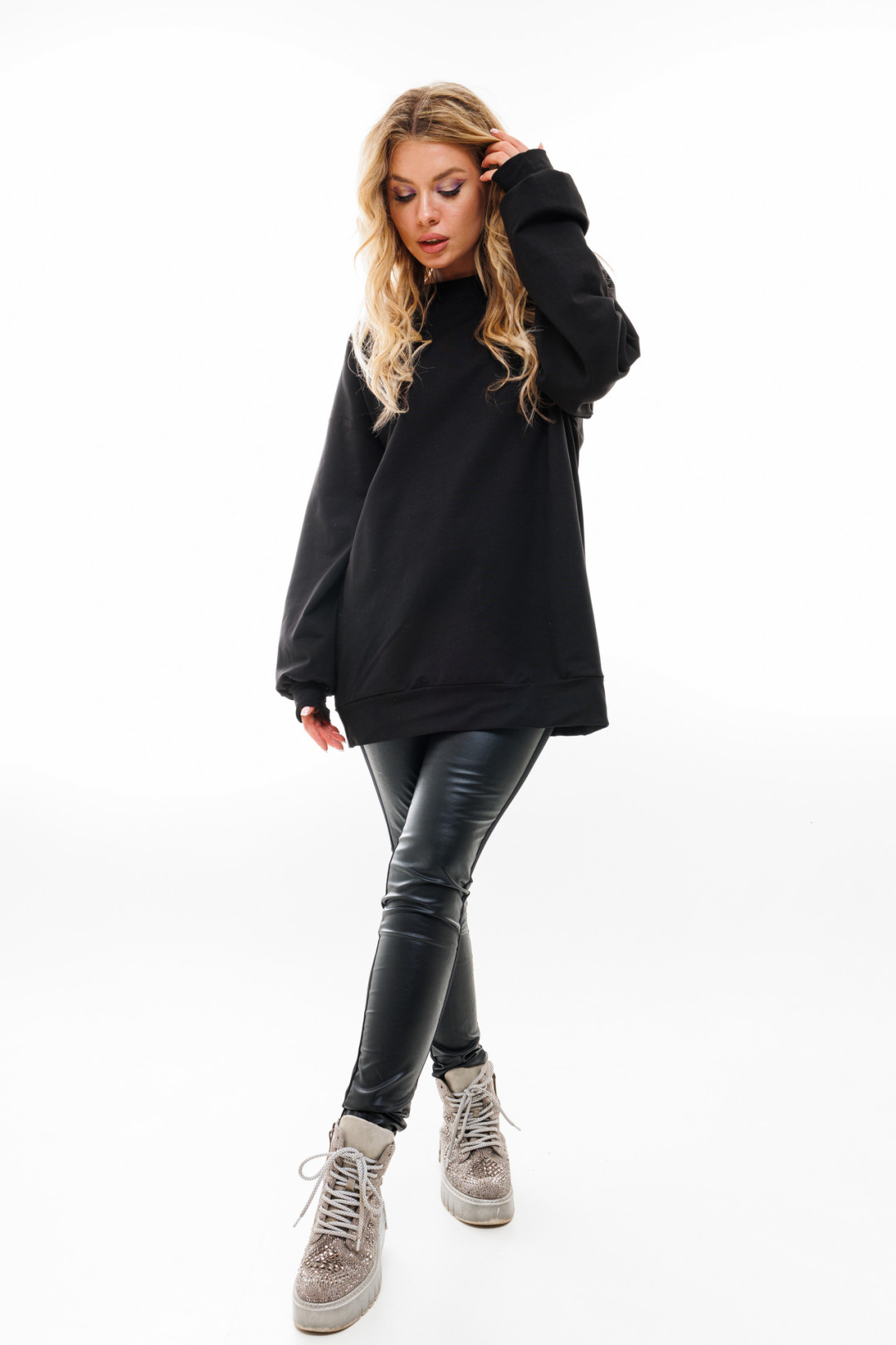 Худи Amori 6417 черный - фото 2